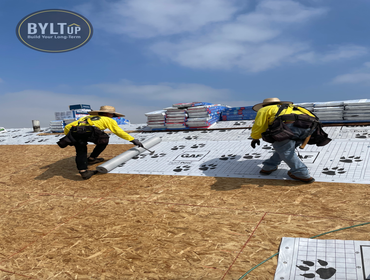 GAF Timberline HDZ shingle re-roof installation, Los Angeles, CA Full GAF Timberline HDZ roof installation with Golden Pledge Warranty, OSB sheathing a