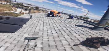 Photos by Abrego's Roofing #1 Installed new engery cap torch down