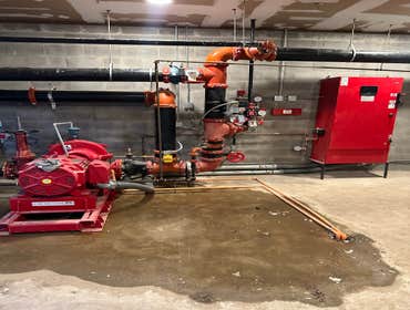 FIRE PUMP POWER RUNS