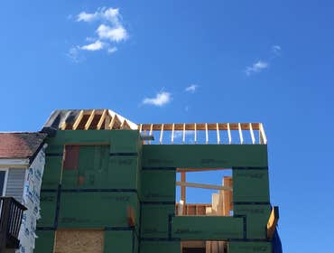 Plum Island New Build and Renovation two jobs one Jobsite.