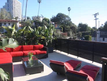 Rooftop deck w/ ipe rails
