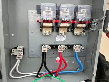 Photos by Grid Titans, LLC #1 Installing recycled EV batteries for Commercial Installation