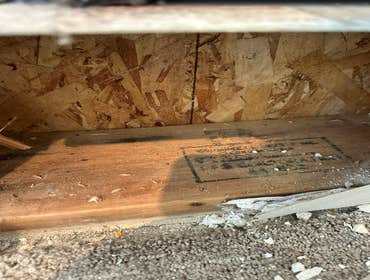 Water Mitigation This project was a roof leak the photos show initial inspection to post demo.
