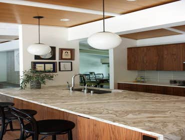 mid-century modern interior remodel