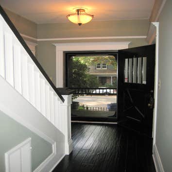 Front Door Replaced, flooring