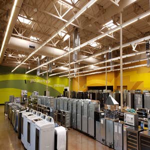 Electronics Store HVAC installation view