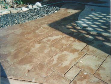stamped cocrete meridian