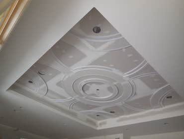 Living Room Ceiling Custom 2-D