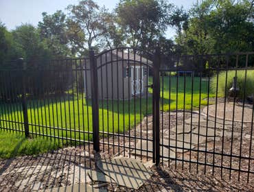4' Wide Accent Gate - 5' tall Eastern Aluminum Fence
