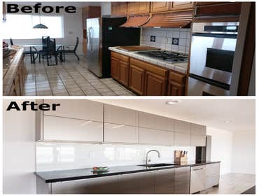 Before/After: Kitchen remodel