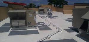 Flat roof T.P.O.