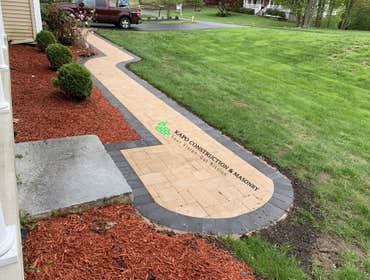 Premium Paver Walkway done in Wolcott CT Paver Walkway
