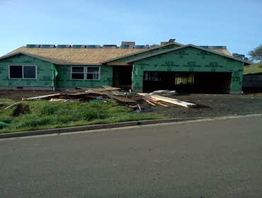 Building residential home.