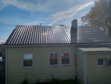 Photo(s) from Moser's Construction Metal roof system.
