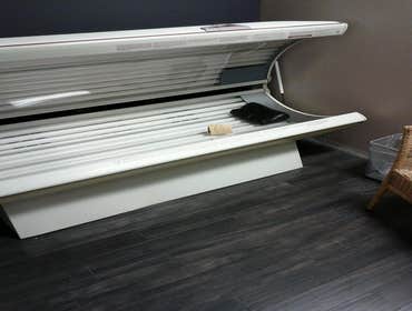 Tanning Salon Commercial Remodel Construction Electric Beach Tanning Full Gut Remodel, Framing, Electrical, Drywall, Paint, Flooring and Baseboard