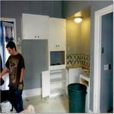 Kitchen during demo -
