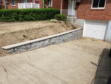 Retaining Wall Built by Mondine PAC