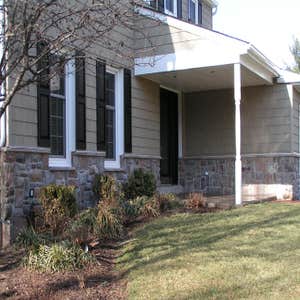 stone front with ledge