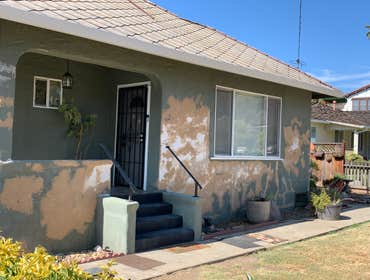 Photos by Ta Painting #1 On this house the paints was peeling ,we scraping, patch,primered with stop peeling then we painted with elastomeric paint