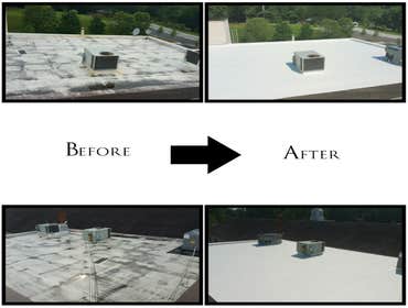 Flat roof reroof
