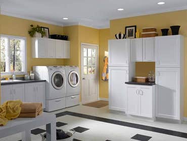 Laundry Room Inspiration from @designREMODEL Here are some ideas for a Laundry Room remodel.