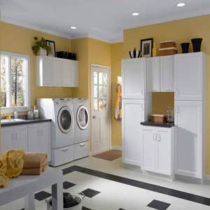 Laundry Room Inspiration from @designREMODEL Here are some ideas for a Laundry Room remodel.
