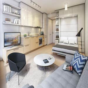 Rendering of Micro Units Apartments