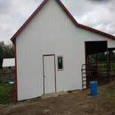 Rebuilt barn sided and roof