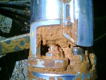 Iron Bacteria Clogging a Pump