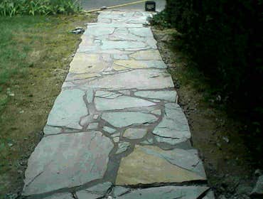 Irregular Flagstone Walkway