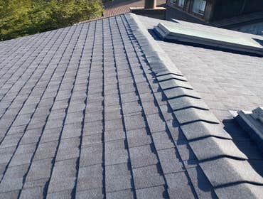 Photos by American Array Solar and Roofing #3 Project Complete in San Rafael
We just wrapped up a beautiful roof install using Charcoal GAF HDZ shingle