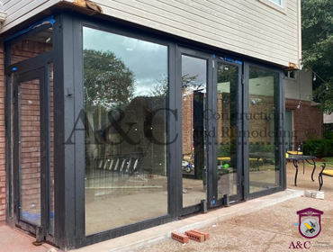 Photos by A&c Construction & Remodeling #21 Custom sunroom: enclosing with iron and glasses walls. E-low technology and insulated glasses