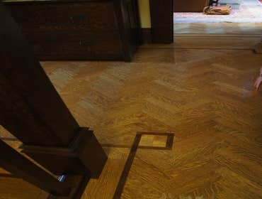 Craftsman Floors Quartersawn White Oak Top Nailed Floors. Installed using traditional techniques