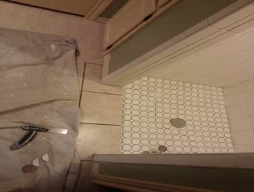 Photos from Leatherman's Custom Building & Remodeling Replace tile shower in a residential home