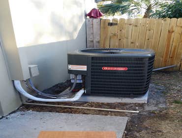Photos from Comfort Zone Air Conditioning AH Corp Air Conditioning installation of Goodman Heat pump systems & mini split system, including new copper 