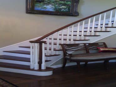 Project photos from Stairs And Trim See our website for additional photos.