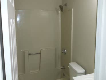 Old fiberglass tub