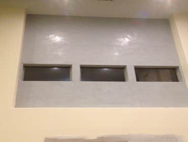 Italian plaster finish