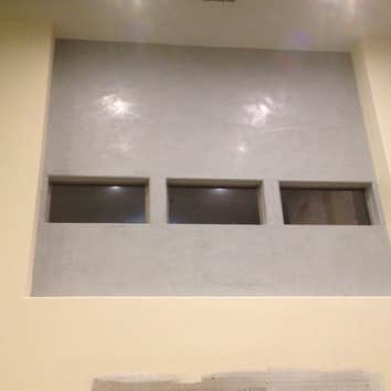 Italian plaster finish