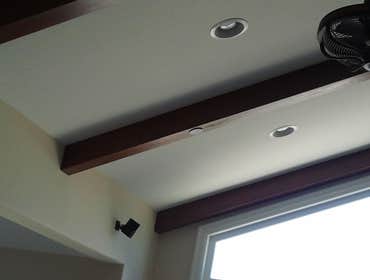 Living room beams