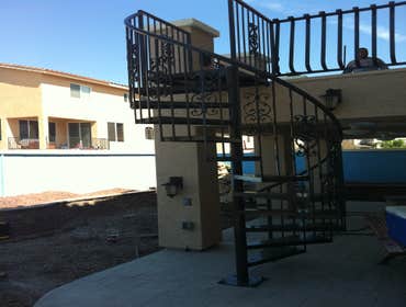 Spiral stair case