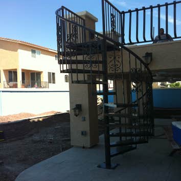 Spiral stair case