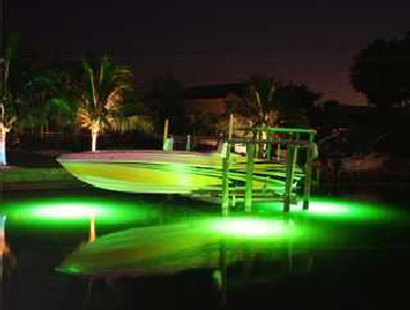 Underwater dock lighting siesta key