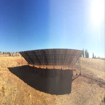Yuba County Ground Mount Y Grene funded 11.2KW DC grid tied ground mounted solar system. Canadian Solar modules paired with Solar Edge Optimizers and a