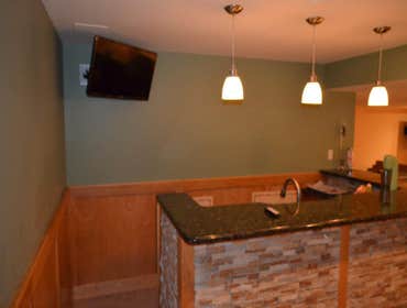 Buttonwood Rd Finish Basement w/ custom bar