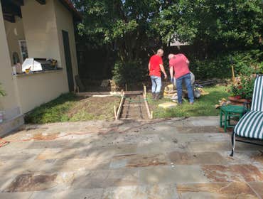 Flagstone Sidewalk
