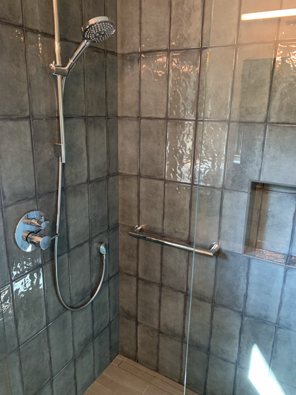 curb-less shower