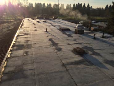 Flat roof restoration