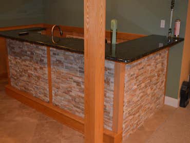 Buttonwood Rd Finish Basement w/ custom bar