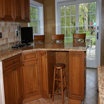 Kitchen Remodel The following is a kitchen remodel that we designed, sold the customer all products and installed all of them. We are a full service ki